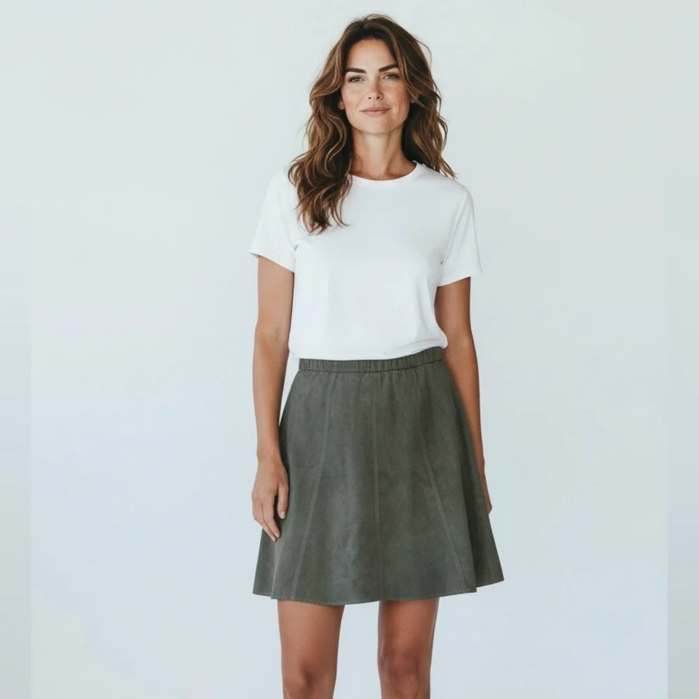 Denim + company Olive Green Women's Skirt - Picture 1 of 6